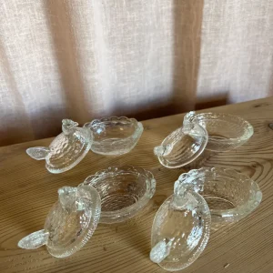 Liten glashöna - gömma för flingsalt